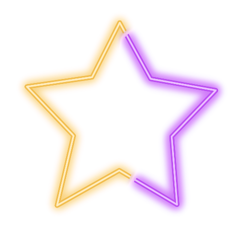 Неоновые звездочки
