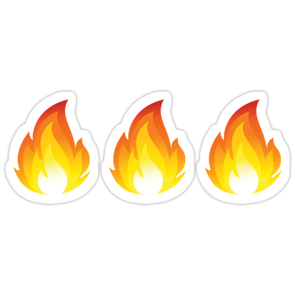 Смайлик огонь