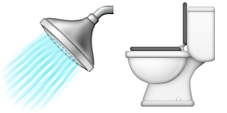 Эмодзи туалет