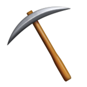 ЭМОДЖИ кирки из МАЙНКРАФТА