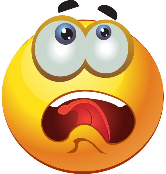 Удивленный смайлик ВК