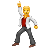 Смайлик Танцующий мужчина