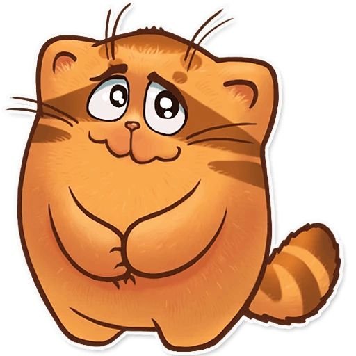 Стикеры кот Манул