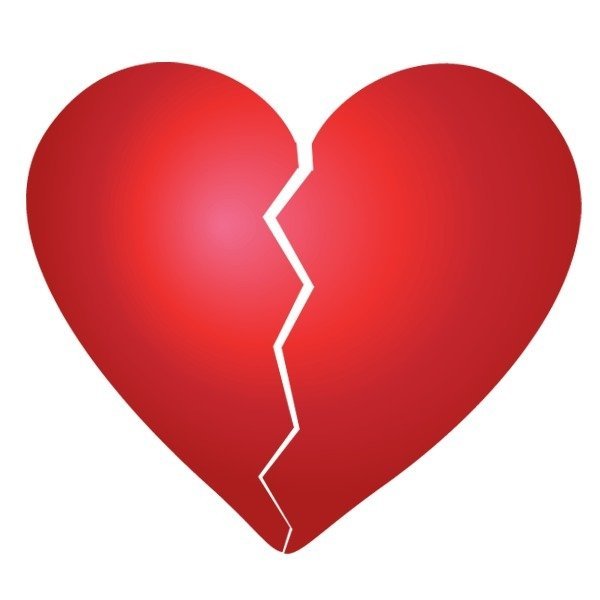 Разбитое сердце смайлик