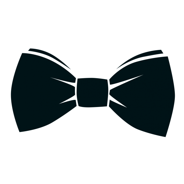 Галстук бабочка силуэт