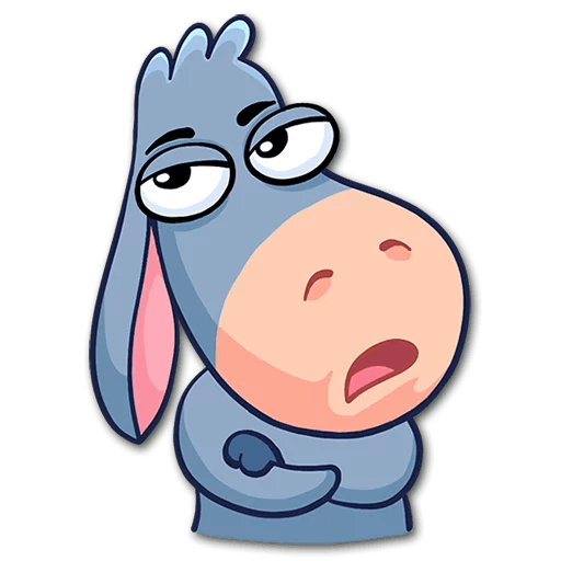 Ослик Элвис Стикеры