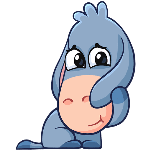 Ослик Элвис Стикеры