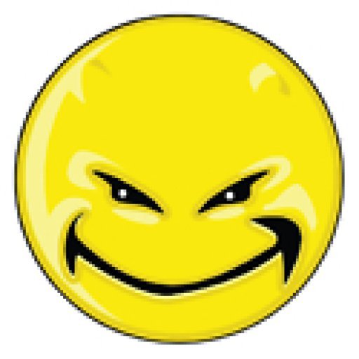 Смайлик Зловещая улыбка