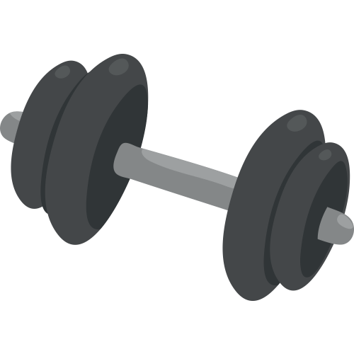 ЭМОДЖИ гантели