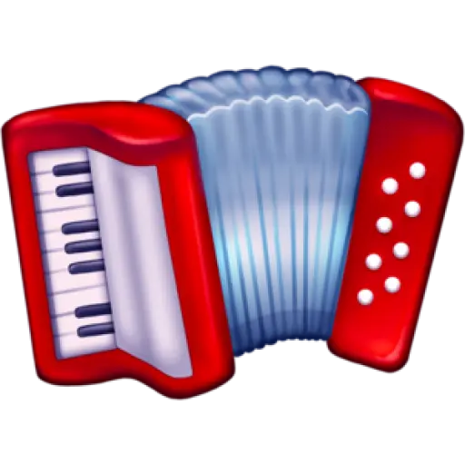 Эмодзи аккордеон