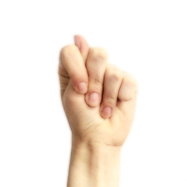 Рука показывает фигу