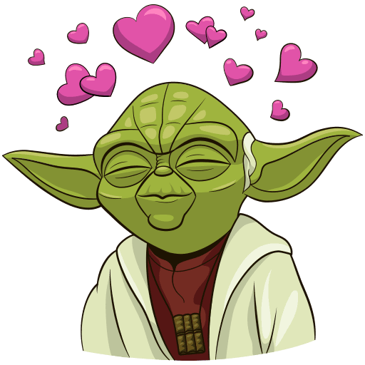 Магистр йода стикер