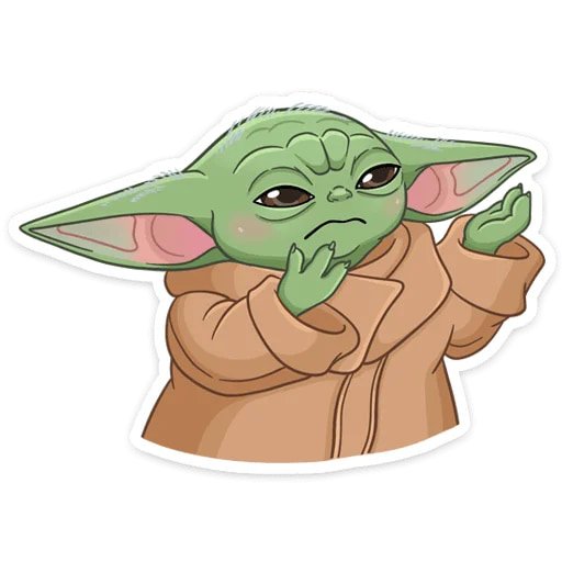 Стикеры Мандалорец малыш