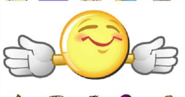 Смайлик обнимаю