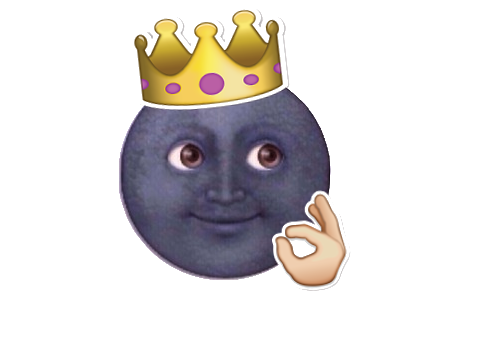 Луна смайлик