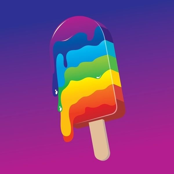 Радужные смайлы растекаются (44 фото)