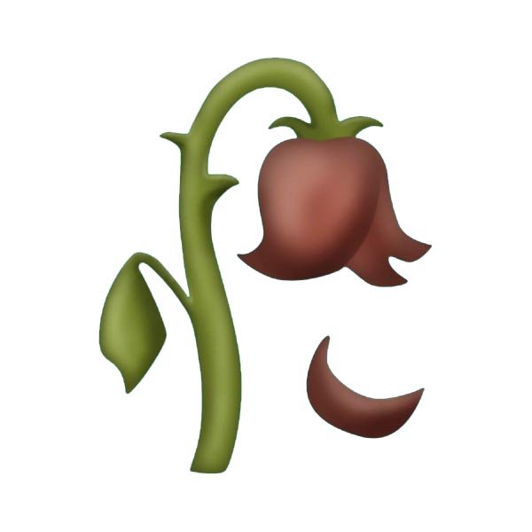 Эмодзи Розочка