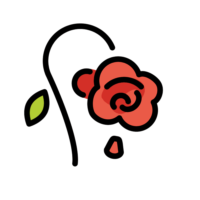 Увядший цветок эмодзи. Завявший цветочек эмодзи. Смайлик розочка