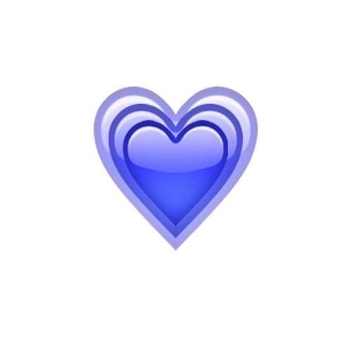 Голубое сердце ЭМОДЖИ