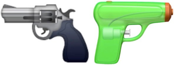 ЭМОДЖИ пистолеты скрещенные