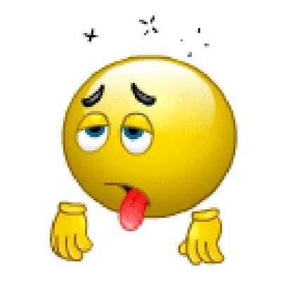 Уставший смайлик
