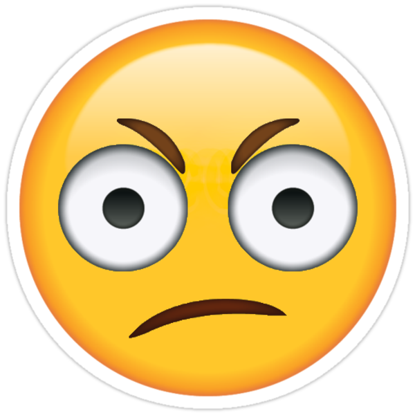 Смайлик глаза вверх