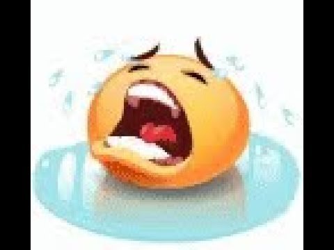 Стикер Плачущий смайлик
