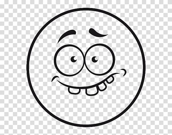 Рожица черно белая