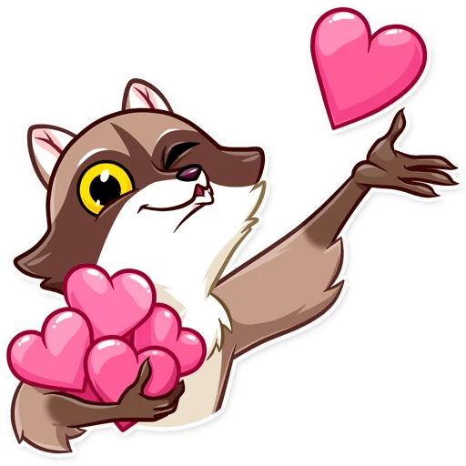 Стикеры Bandit Raccoon