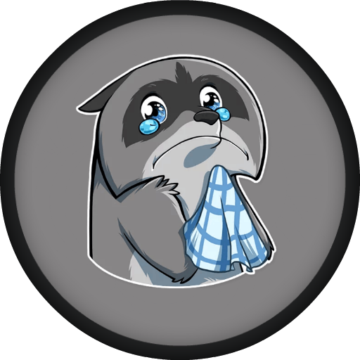 Стикеры енот Елисей для WHATSAPP