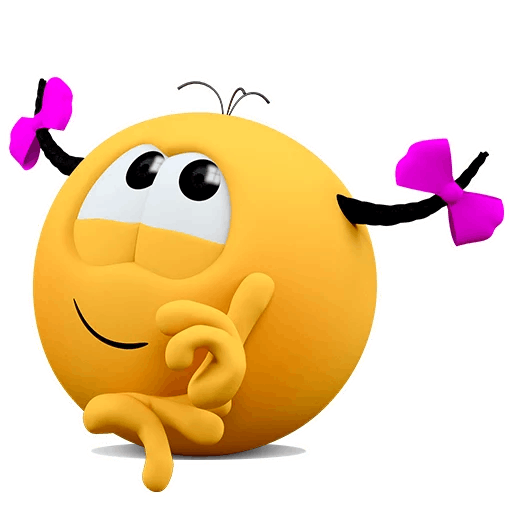 Смайлик с косичками