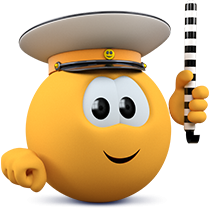 Смайл гаишник