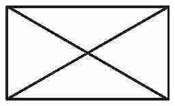 Крестик в прямоугольнике