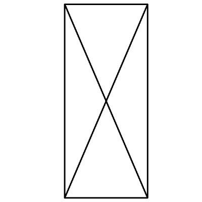 Символ крестик в прямоугольнике