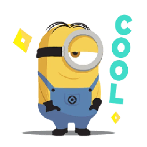 Миньоны гиф на прозрачном фоне