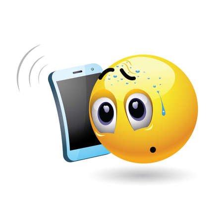 Смайлик разговор по телефону