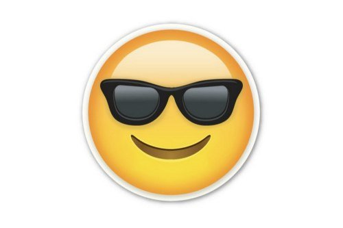 Смайлик в очках айфон