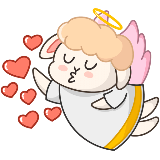 Смайлики ангелочки