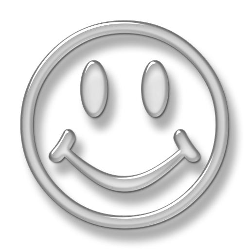 Серый смайлик