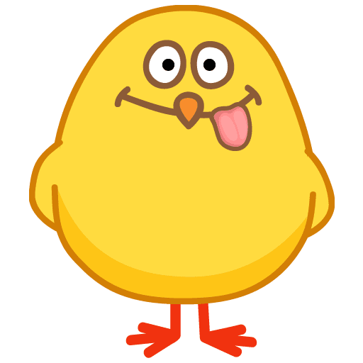 Цыпленок стикер