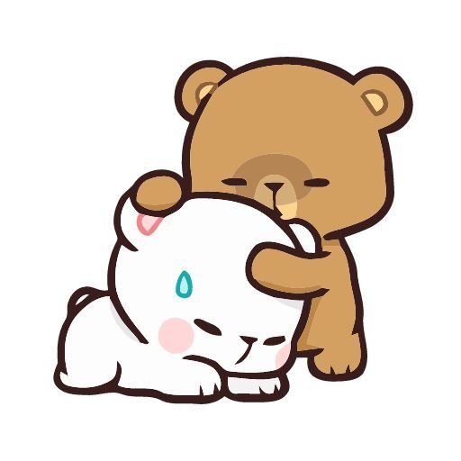 Milk Mocha Bear Стикеры