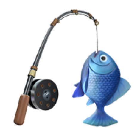 Рыба на удочке