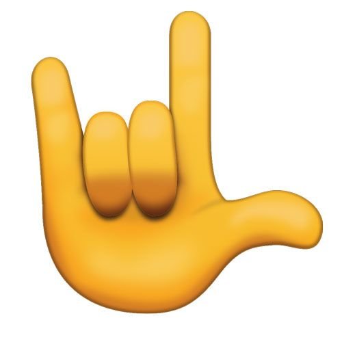 Смайлик два пальца вверх
