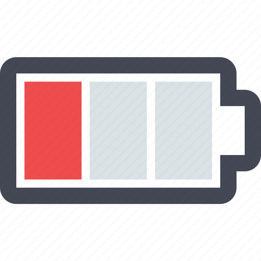 Иконка разряженной батареи