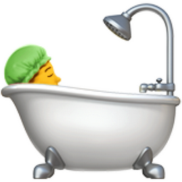 Эмодзи ванна