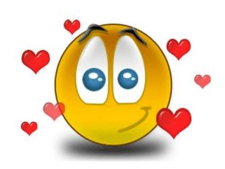 Влюблённый смайлик гиф