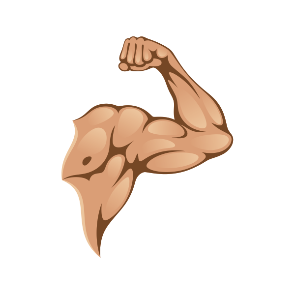 Стикер мускулы