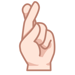 ЭМОДЖИ скрещенные пальцы