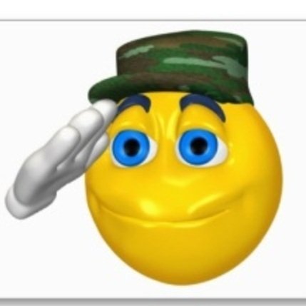 Смайлик отдающий честь