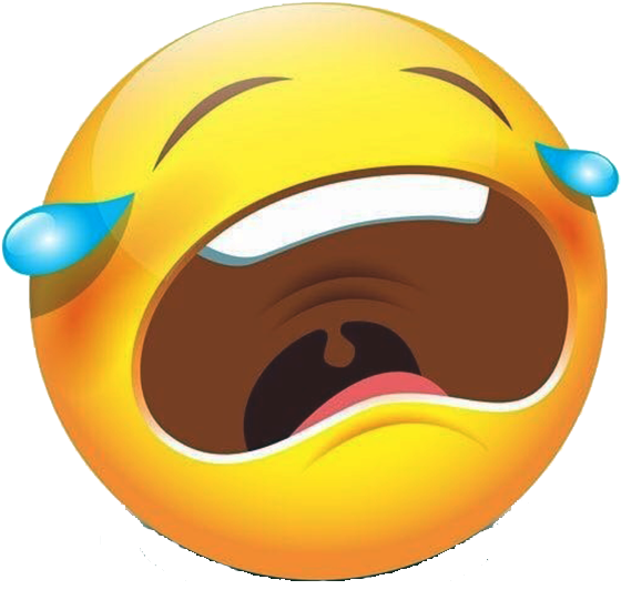 Смайлик плачет